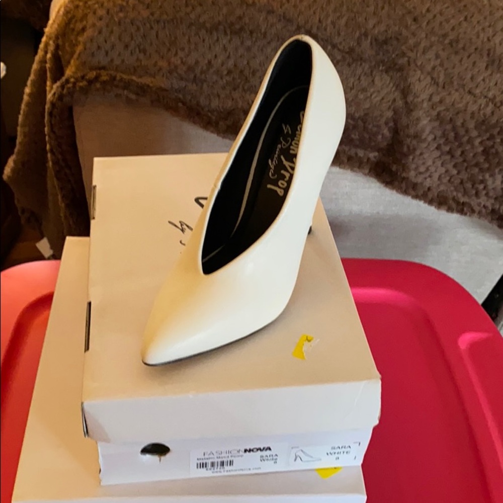 White heels